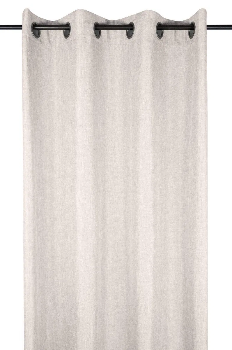 LOVELY CASA r68538001 BEA – Cortina con Ojales (poliéster, Lino 260 x 140 cm