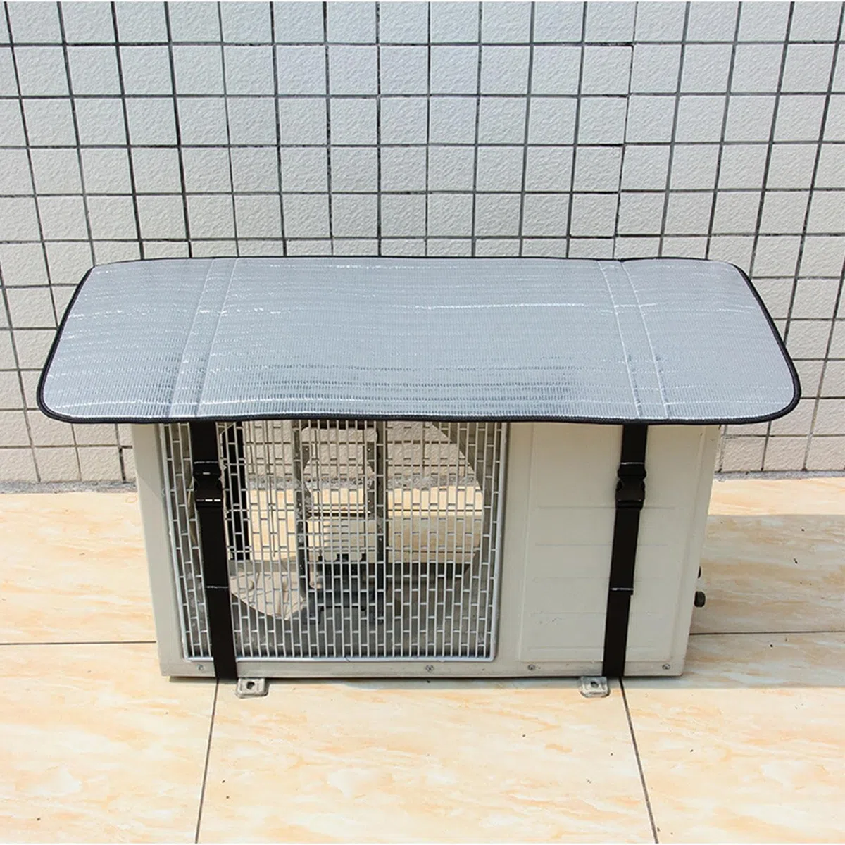 Cubierta de aire acondicionado al aire libre, aire acondicionado de aluminio Air acondicionador de máquina al aire libre Protector | Cubierta de la unidad de aire acondicionado cubierta de CA