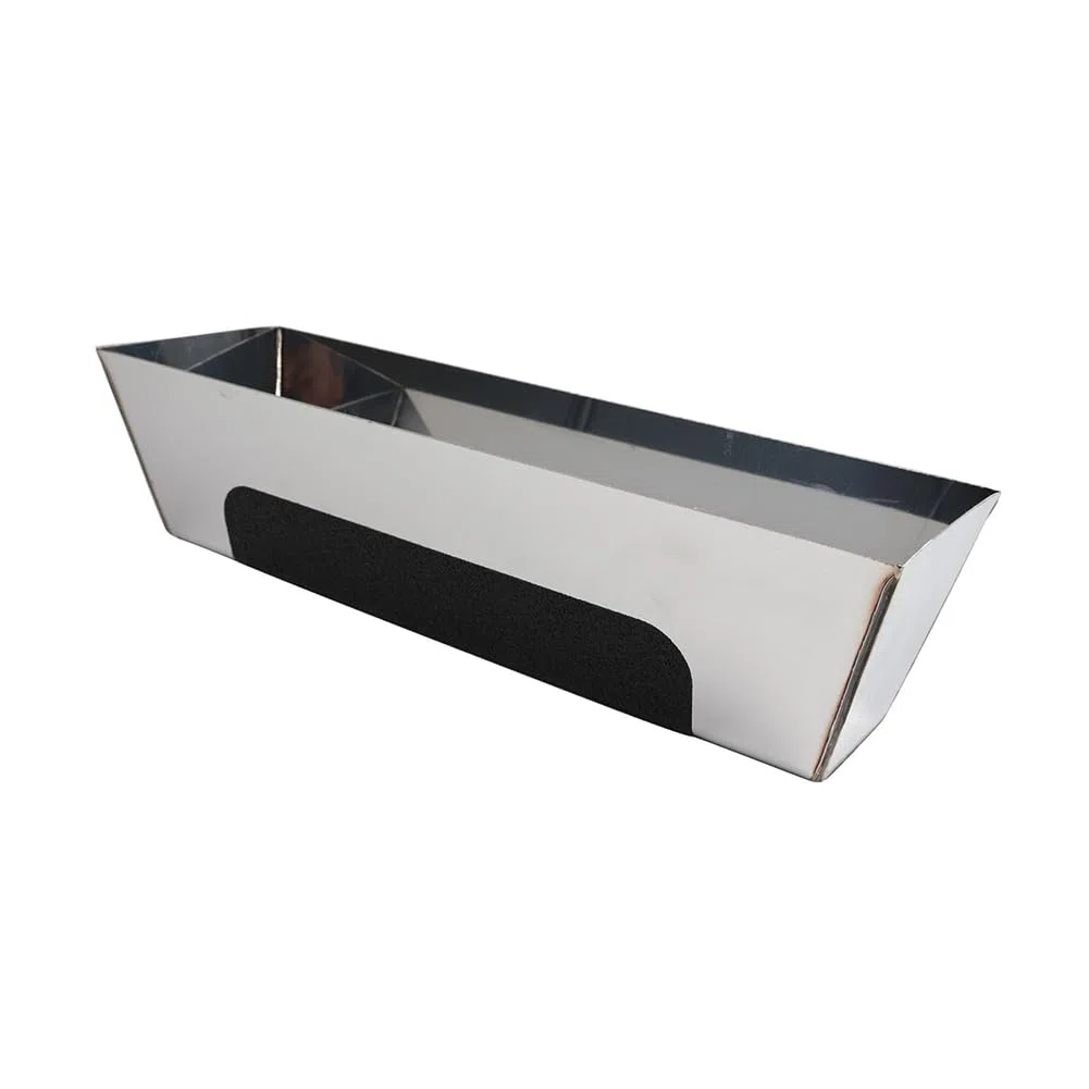 Bamberg Con Almohadilla, Bandeja de Barro de Acero Inoxidable, Impermeable, Suave, Resistente, Antideslizante, para Paneles de Yeso, Bandeja de Barro, para Yeso, 10 Pulgadas